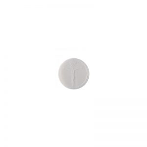 2.1/2" Priest Host Crucifix White (50)